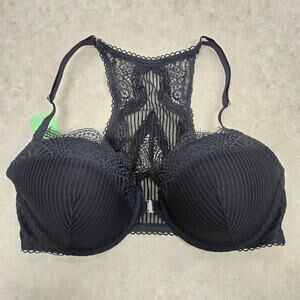 Victoria's Secret Dream Angels lined demi racer back front closure 34DD